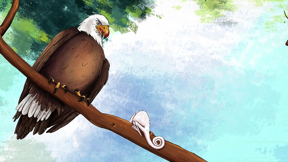 Chameleon and the Eagle - Animated Short Film